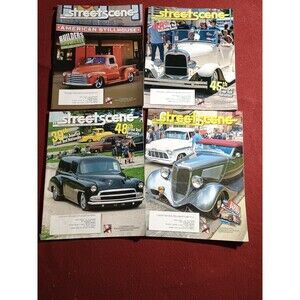 4 Street Scene Magazines 2022 NSRA  May Jul, Aug Oct